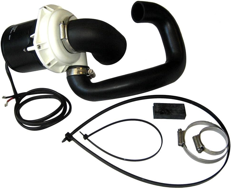 Jabsco 58103 pump assembly for marine electric toilets. Includes motor, housing, and impeller. Available in 12V (58103-1012) and 24V (58103-1024). Designed for above-ground installation with corrosion-resistant plastic. Ideal for reliable marine toilet operation.

