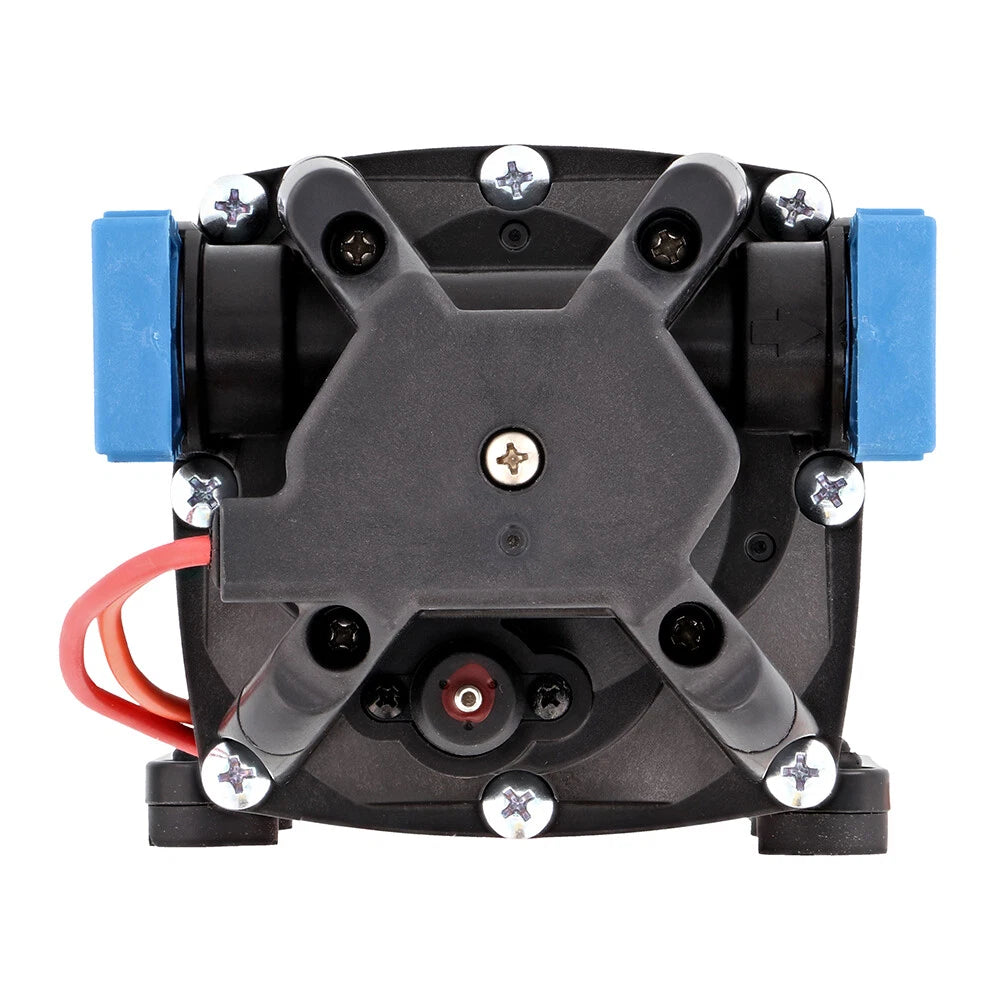 Jabsco Par-Max HD4 heavy-duty 4 GPM water pressure pump with 60 PSI shut-off. Available in 12V (Q401J-118S-3A) and 24V (Q402J-118S-3A). 5-chamber design, self-priming, and quiet operation for marine, RV, and pressurized water systems.