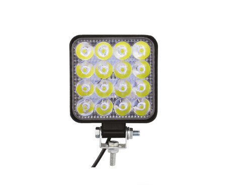 LEDWL-S-01 48W 16 LED Square Waterproof Work Light with rugged waterproof housing ideal for marine and outdoor use. Provides powerful, efficient lighting for boats, workshops, and construction sites. Available in Rimal Marine in UAE.