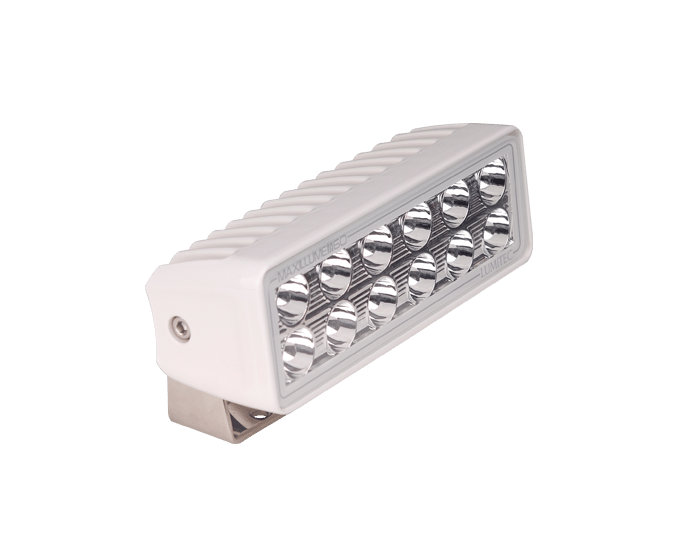 LUMITEC Maxillume h60 LED Flood Light with trunnion mount, 6,000 lumens output, IP67 waterproof housing. Ideal for heavy-duty marine lighting on decks, docks, and vessels. Durable, high-performance floodlight available in Rimal Marine in UAE.