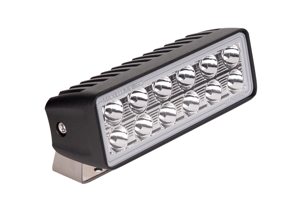 LUMITEC Maxillume h60 LED Flood Light with trunnion mount, 6,000 lumens output, IP67 waterproof housing. Ideal for heavy-duty marine lighting on decks, docks, and vessels. Durable, high-performance floodlight available in Rimal Marine in UAE.