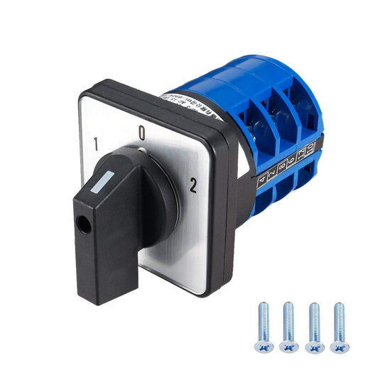 Rotary cam changeover switch LW26-32A-12 with 12 terminals, rated at 32A and 660V AC, designed for 3-phase systems in industrial and marine applications. Durable and reliable performance. Supplied by Rimal Marine.