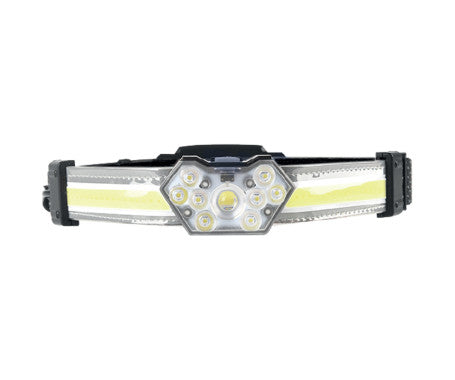 MAZUZEE Rechargeable LED Head Lamp MZHLR-02 – compact, waterproof, rechargeable headlamp with bright LED light, adjustable strap, and long-lasting battery. Ideal for marine, outdoor, and industrial applications. Available at Rimal Marine.
