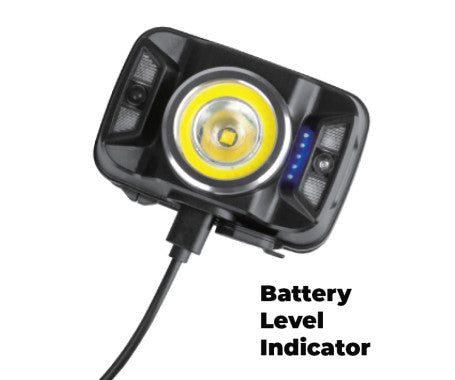 MAZUZEE Rechargeable LED Sensor Head Lamp MZHLR-03 – hands-free lighting with motion sensor, USB recharge, adjustable headband, and waterproof build. Perfect for marine applications, night work, and outdoor use. Available at Rimal Marine.

