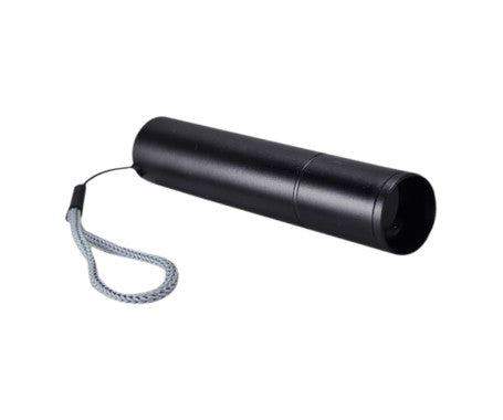 MAZUZEE Rechargeable U.V. LED Torch MZUT01 with 365NM UV light, designed for marine inspection and detection tasks, featuring rechargeable battery and robust build. Available in Rimal Marine.

