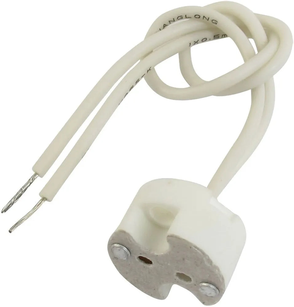 MR16/G4 Socket LED Lamp Halogen Light Holder with durable wire connectors. Perfect for marine, RV, and auto lighting setups. Heat-resistant ceramic base ensures long life and safe operation. Available in Rimal Marine in UAE.