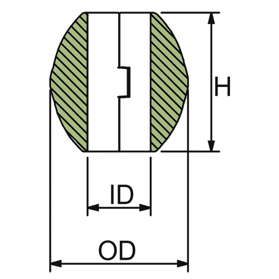 Martyr streamlined shaft ring anode in imperial sizing for corrosion protection of boat propeller shafts. Made from high-quality zinc for reliable performance in saltwater. Hydrodynamic design reduces drag. Perfect for yachts, workboats, and other marine vessels requiring shaft protection.

