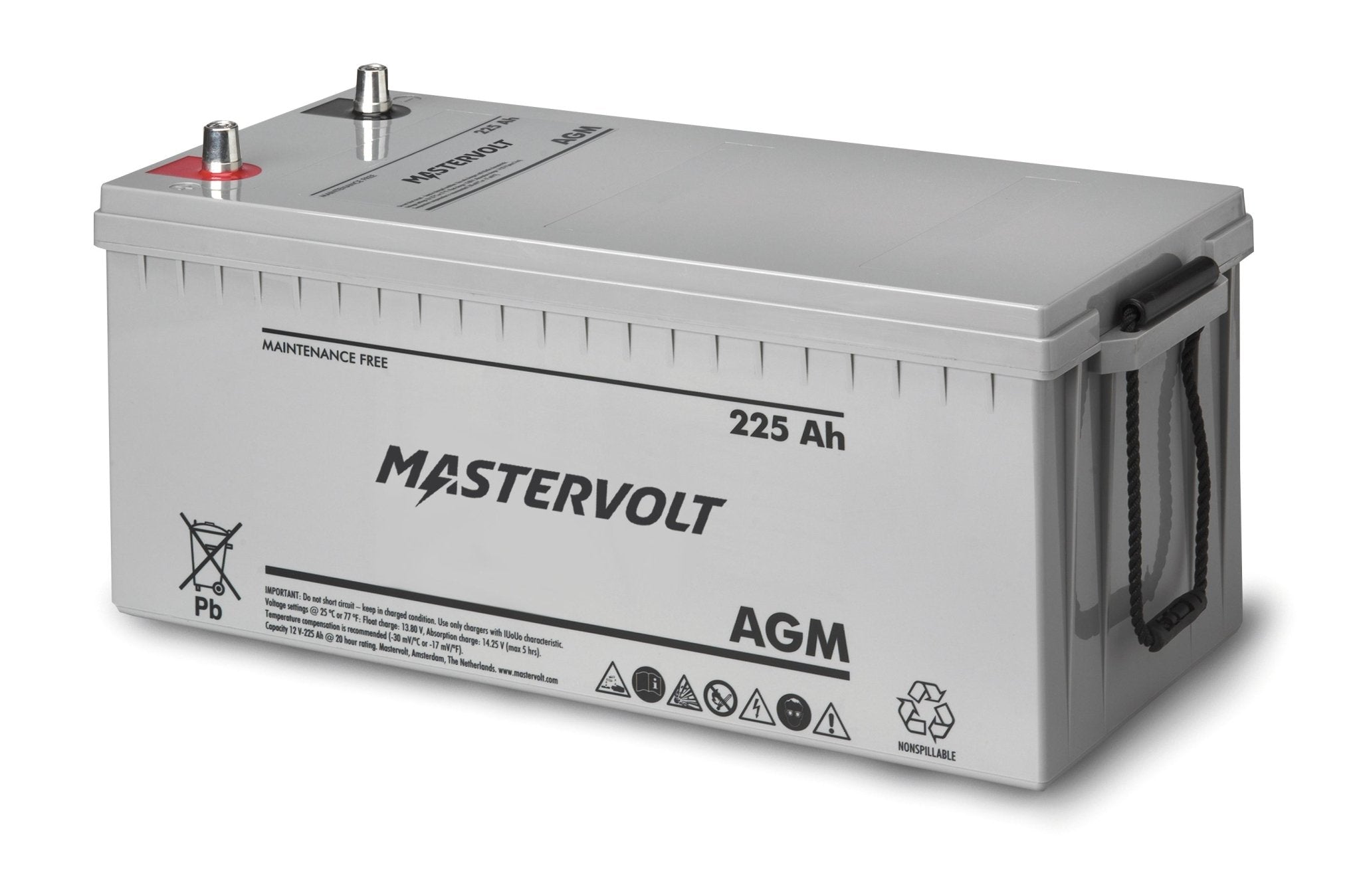MASTERVOLT Battery AGM 12V 225Ah - RIMAL MARINE