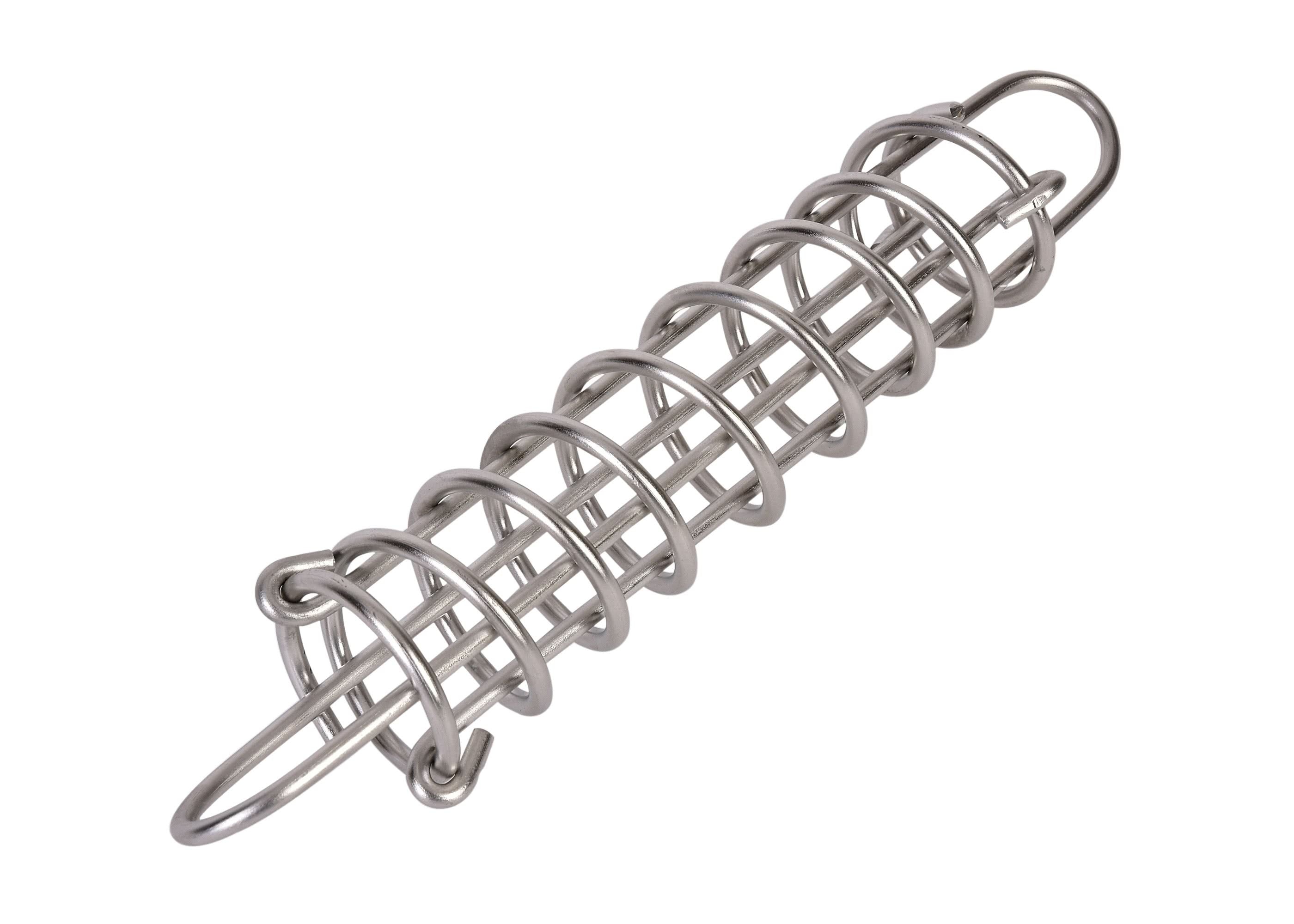 Stainless Steel 304 Mooring Spring designed for marine use, offering excellent corrosion resistance, durability, and secure mooring for boats and vessels. Heavy-duty construction ensures long-term performance in harsh saltwater environments.


