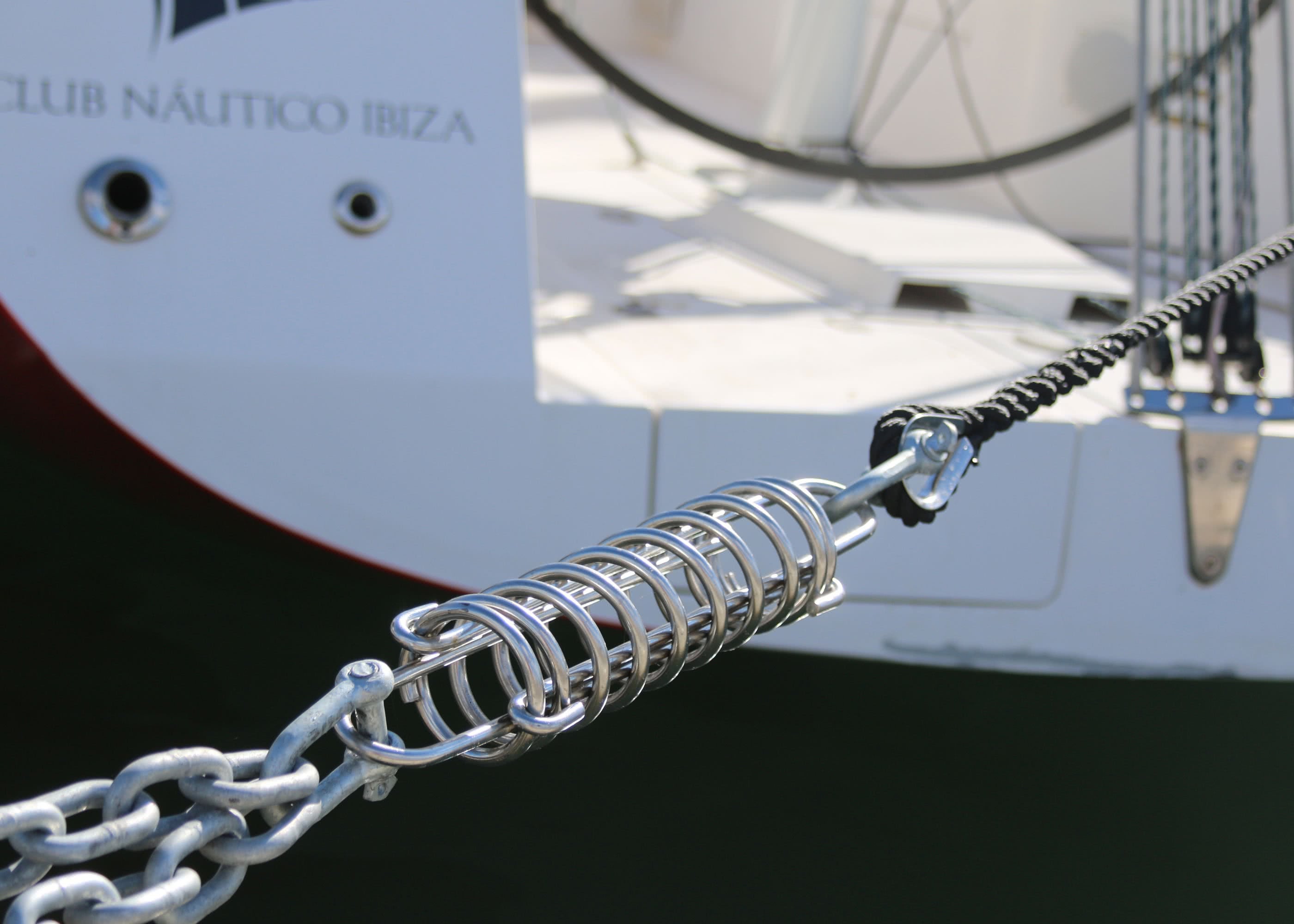 Stainless Steel 304 Mooring Spring designed for marine use, offering excellent corrosion resistance, durability, and secure mooring for boats and vessels. Heavy-duty construction ensures long-term performance in harsh saltwater environments.

