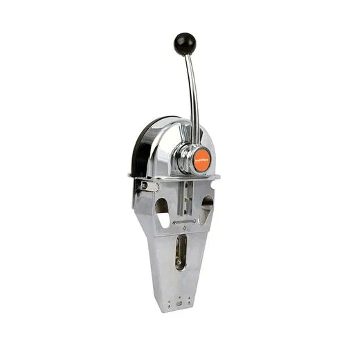 Multiflex V3 top mount control lever for single engine applications in boats. Compact, ergonomic design with corrosion-resistant components ensures smooth throttle and shift operation. Ideal for marine use where performance and durability are critical.

