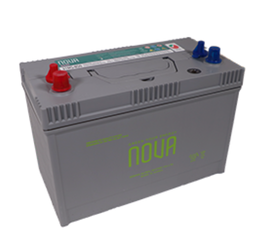 NOVA Battery SMF 31MS-850, 100Ah – sealed maintenance-free battery made in Korea, designed for reliable performance in marine, industrial, and heavy-duty vehicles. Delivers strong cranking power and long-lasting durability. Available in Rimal Marine.