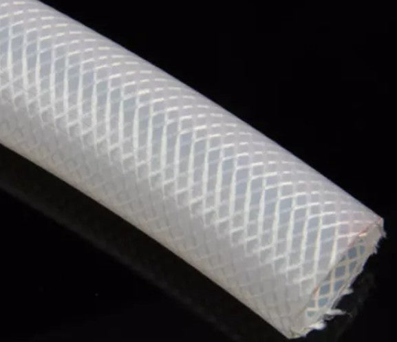 Norres Baggerman VC air pressure hose with reinforced PVC construction and red/blue yarns. Designed for compressed air and water use in workshops and industrial settings. Temperature resistant from -20°C to 60°C with 45 bar working pressure.