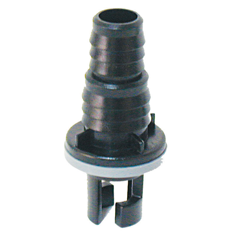 Nuova Rade inflating adaptor for valve, used for inflating boat fenders, buoys, and other marine gear. Compatible with most standard air pumps. High-quality, corrosion-resistant construction ensures long-lasting use in marine environments. Essential accessory for boat maintenance and safety.

