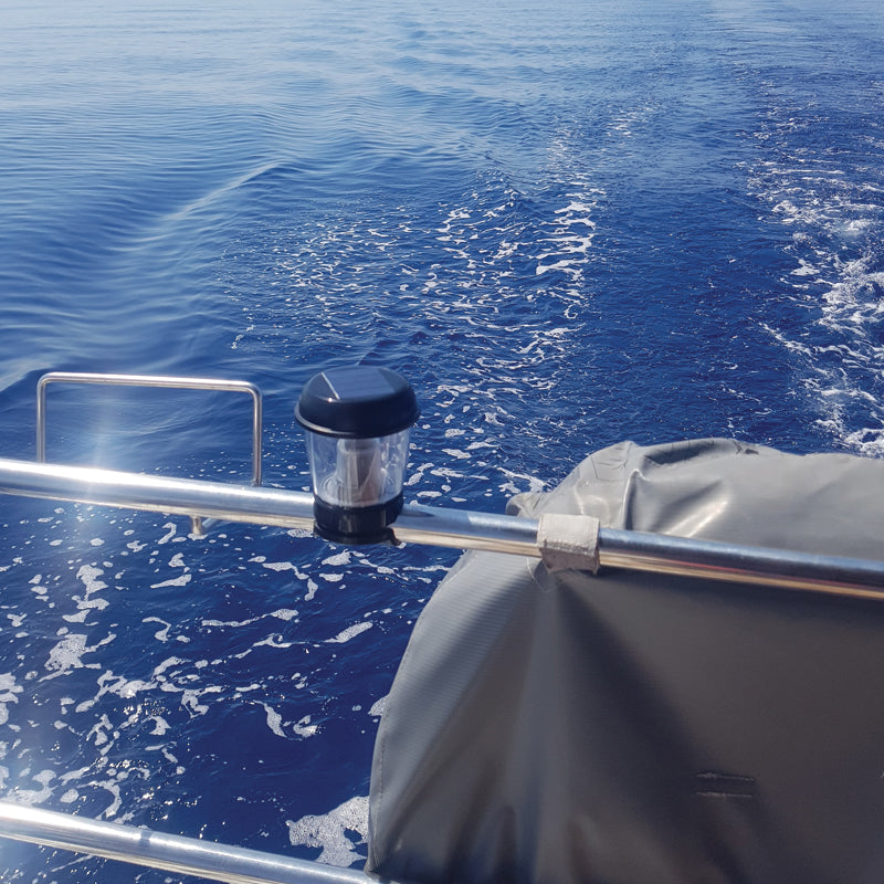 Nuova Rade Solar Powered Marine Light designed for boats and yachts. Solar-powered, eco-friendly, and maintenance-free navigation light providing reliable illumination for safe marine navigation. Available in Rimal Marine in UAE.