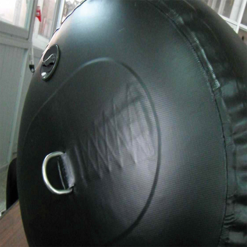 OCEAN MAGNUS inflatable fender designed for mega yachts and large vessels. Constructed from heavy-duty, UV-resistant PVC for maximum durability and shock absorption. Lightweight, space-saving, and ideal for safe docking in marinas, shipyards, or during tender transfers.