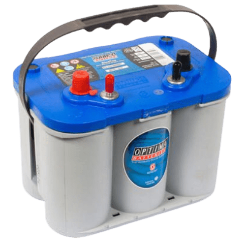 Optima Blue Top 12V 55 Ah Battery 8016 253 BT DCM 4.2 AGM (12V/ C20 55Ah/ CCA 765A/ C5 50Ah)