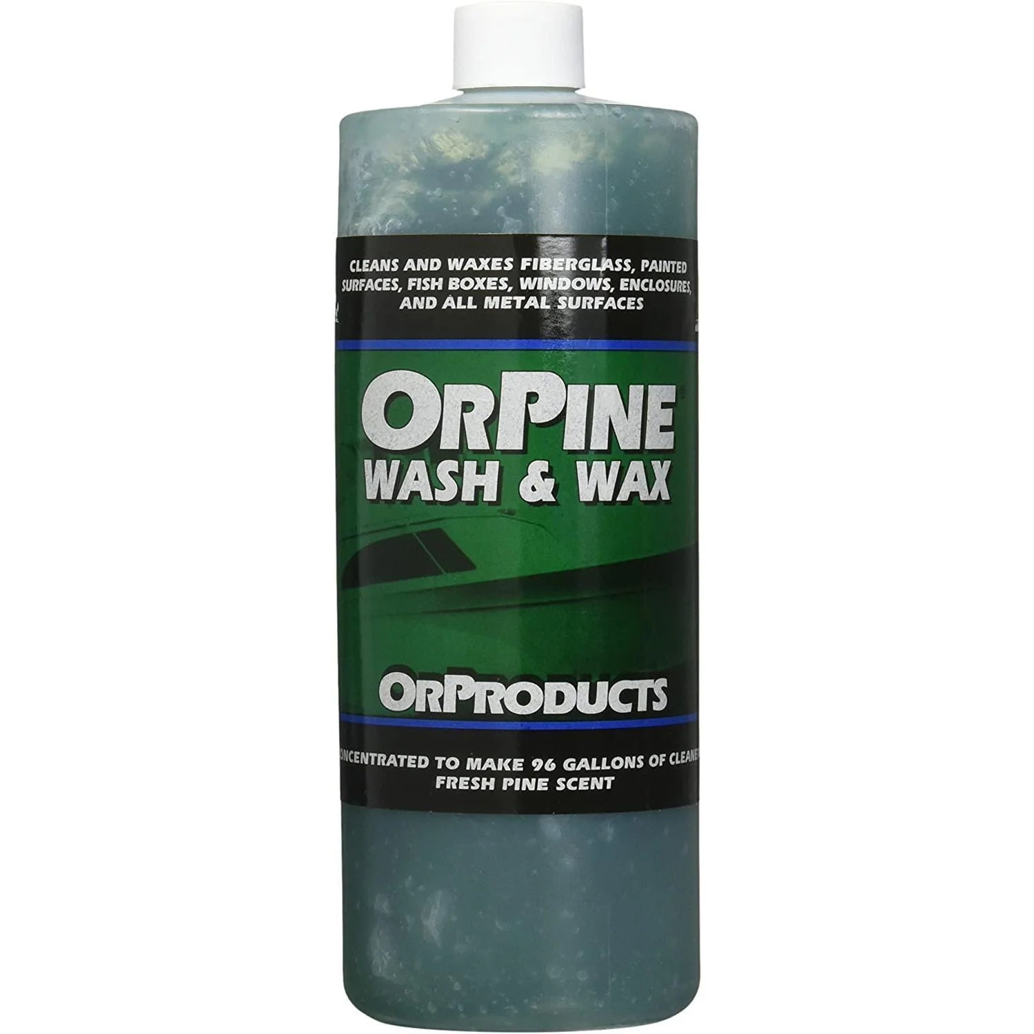 Orpine Boat Wash & Wax 1 Litre bottle – gentle boat cleaner and polish that removes dirt and grime and applies a protective wax finish. Suitable for all boat hulls and topsides, protecting against salt, UV rays, and weather damage.

