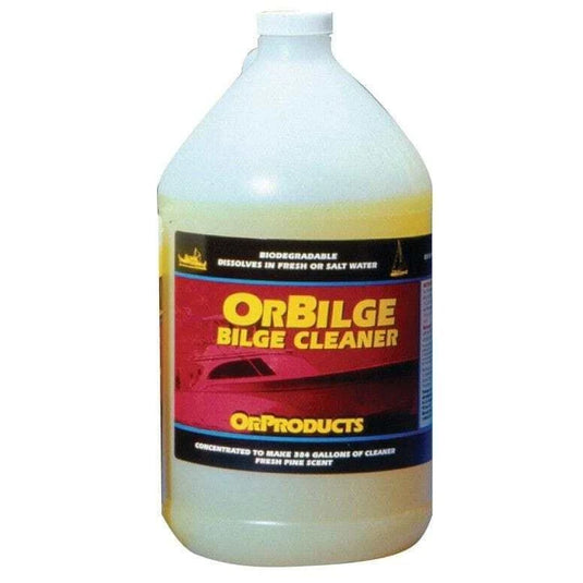 Orpine Cleaner Bilge Cleaner 1 Gallon container – powerful marine degreaser that removes grease, oil, and dirt buildup in bilges. Effective and safe for marine environments, helping maintain a clean and odor-free bilge area.