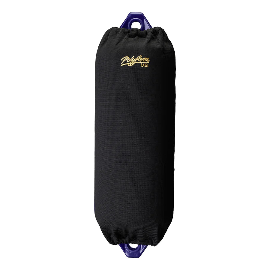 Polyform F Series fender cover made from soft, UV-resistant, marine-grade fabric. Designed to protect both the boat hull and fender from wear and tear. Easy to slip on, washable, and tailored for a tight fit on F Series fenders. Ideal for yachts, cruisers, and heavy-duty marine use.