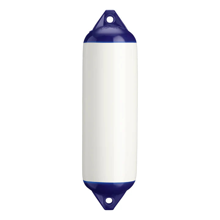 Polyform F Series boat fenders made from tough, UV-resistant marine vinyl for maximum hull protection. Ideal for large yachts, trawlers, and commercial vessels. Features reinforced eyes and ribbed surface to absorb impact during docking. Built for reliability in demanding marine environments.


