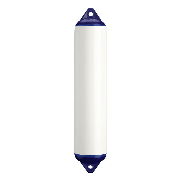Polyform F Series boat fenders made from tough, UV-resistant marine vinyl for maximum hull protection. Ideal for large yachts, trawlers, and commercial vessels. Features reinforced eyes and ribbed surface to absorb impact during docking. Built for reliability in demanding marine environments.