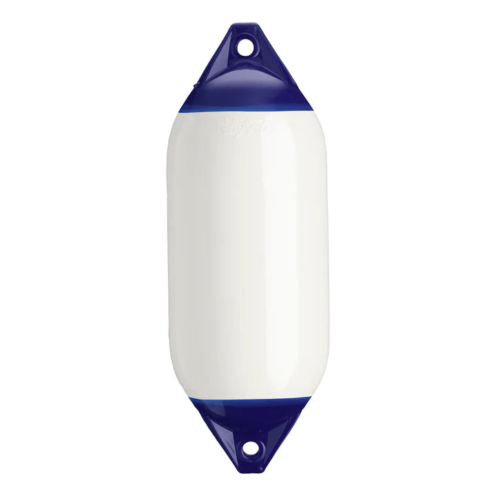 Polyform F Series boat fenders made from tough, UV-resistant marine vinyl for maximum hull protection. Ideal for large yachts, trawlers, and commercial vessels. Features reinforced eyes and ribbed surface to absorb impact during docking. Built for reliability in demanding marine environments.