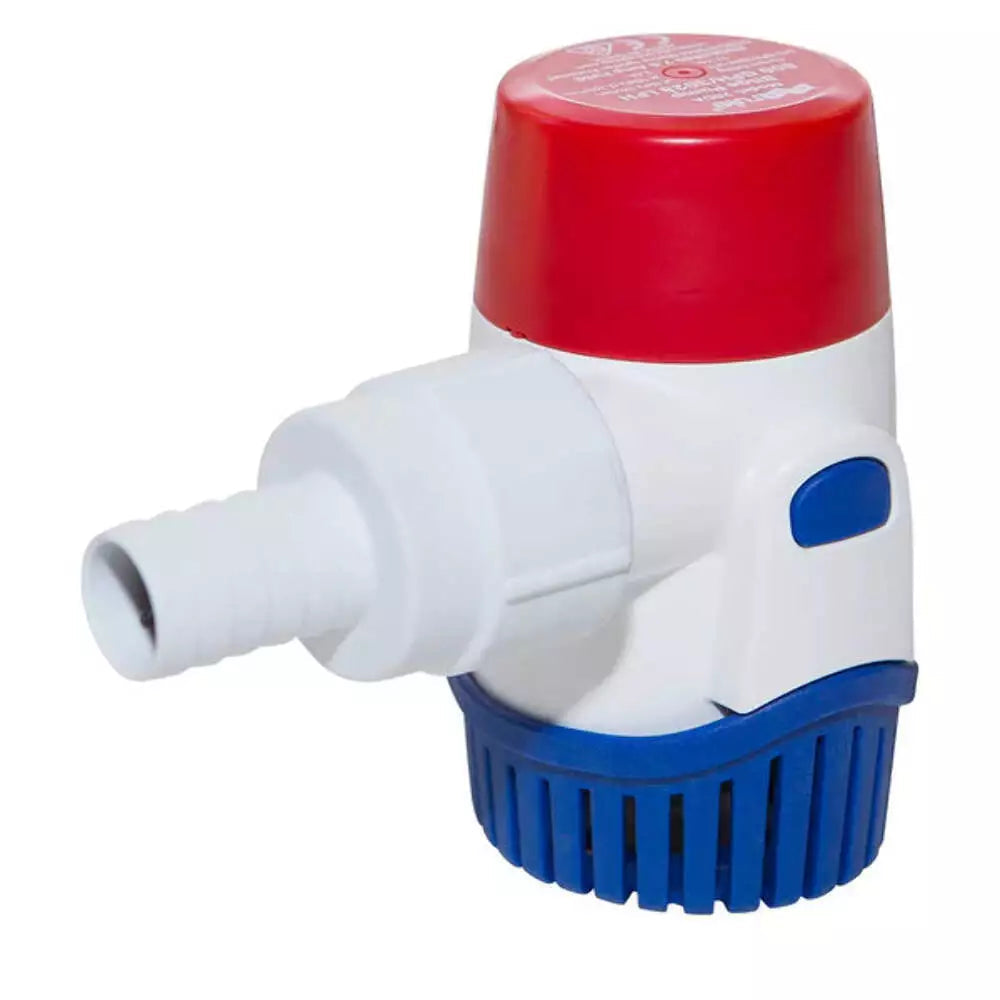 RULE 500 GPH Bilge Pumps: M25SA automatic 12 V with built‑in float switch; M25DA non‑automatic 12 V and M25DA‑24 24 V requiring manual switch. Compact, corrosion-resistant, ¾″ outlet—ideal for compact marine bilge systems.