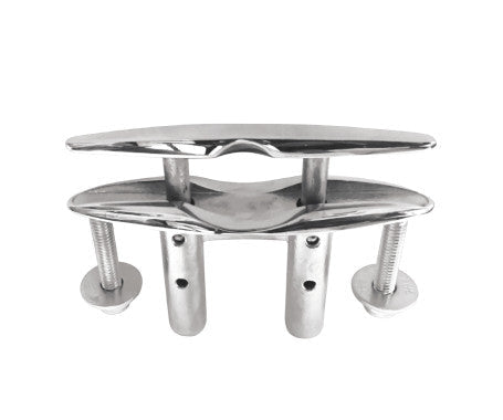 AISI 316 stainless steel retractable cleat offers a sleek, low-profile design with excellent corrosion resistance. Ideal for boats and yachts, this pull-up cleat ensures safe mooring when in use and a flush deck when retracted for a clean look and safety.

