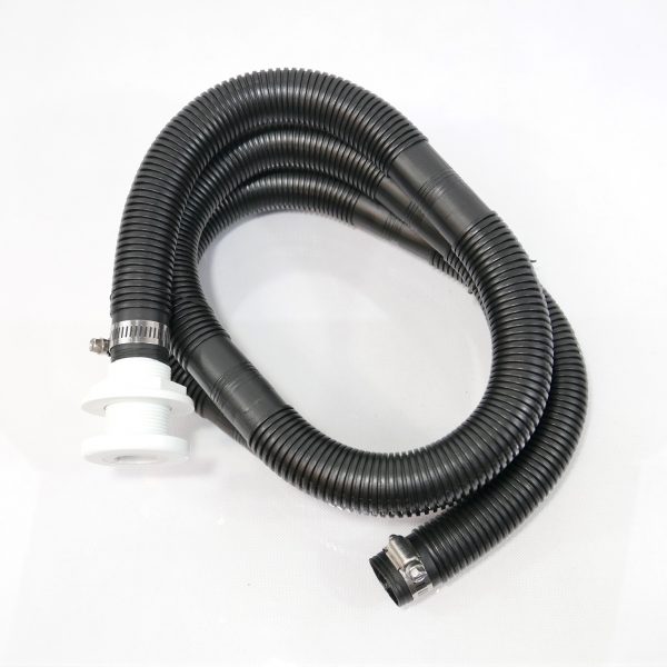 SIERRA Black Bilge Hose, flexible and abrasion-resistant, designed for marine bilge pump systems. Sold per foot for custom lengths. Resistant to oil, fuel, and seawater, ensuring durability and reliable water discharge in marine environments.

