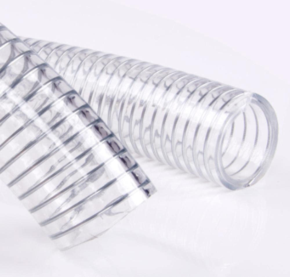 Clear STEEL WIRE HOSE ITALFLEX with durable steel wire reinforcement providing excellent flexibility and kink resistance. Suitable for industrial, marine, and general applications where visual monitoring of fluid flow is needed. Multiple sizes available.
