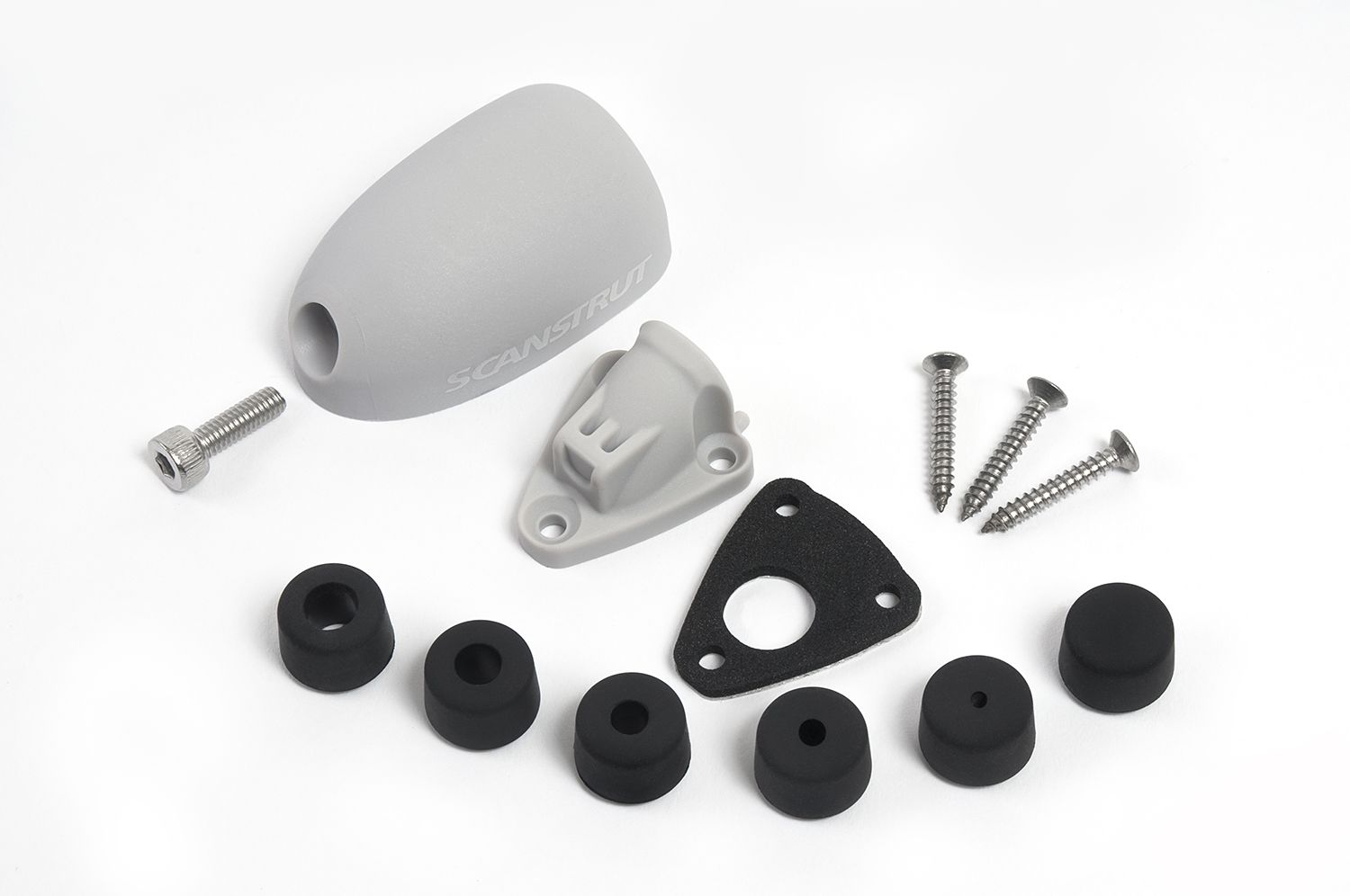 Scanstrut waterproof horizontal deck seal for 2–6 mm cables. IP68-rated for secure, watertight installation of power, data, or antenna cables in marine and harsh environments. Made with high-quality, UV-resistant materials. Supplied by Rimal Marine.