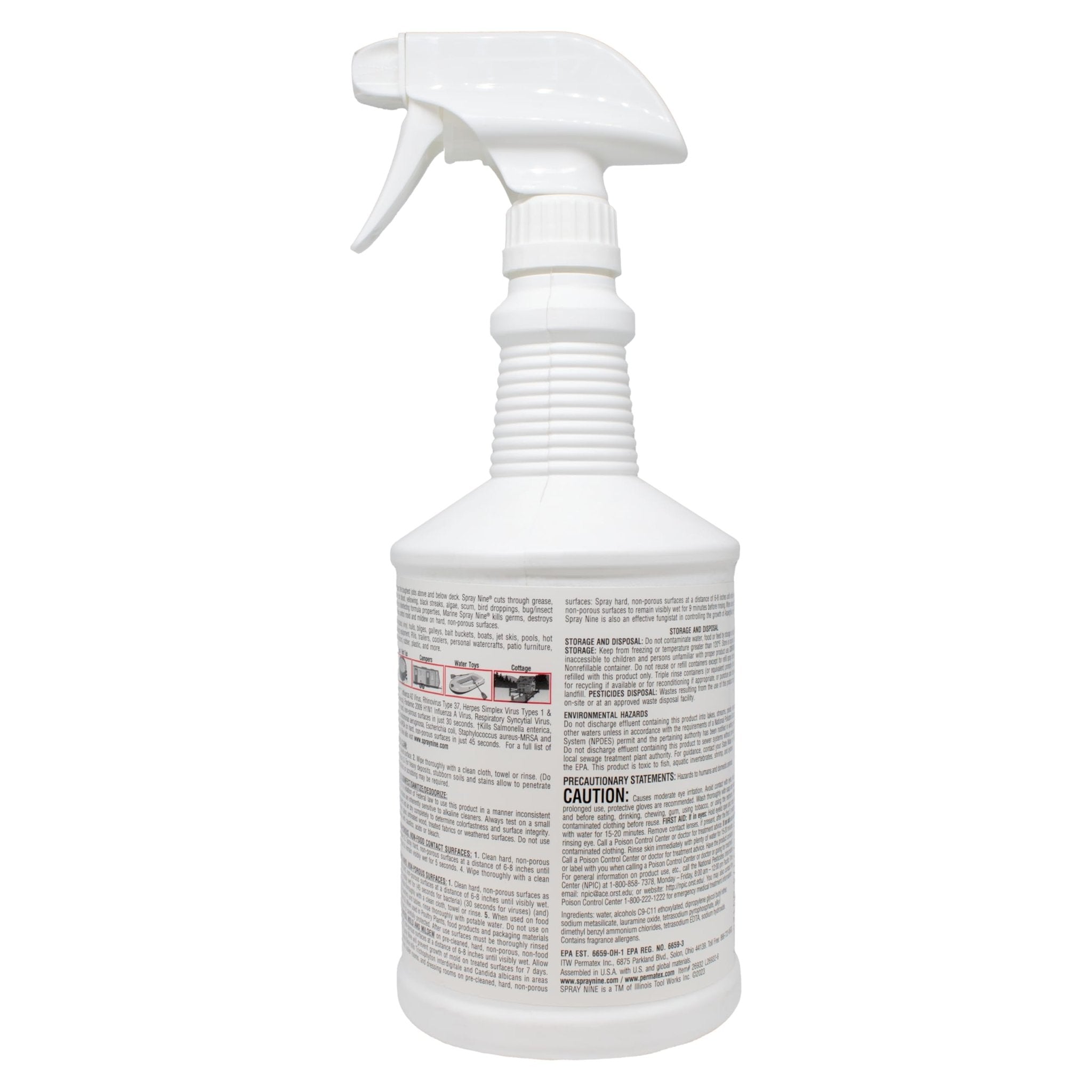 Spray Nine Marine Heavy - Duty Cleaner + Degreaser + Disinfectant - RIMAL MARINE