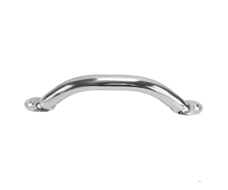 Polished AISI 316 stainless steel handrail offering corrosion resistance and strength for marine, outdoor, and architectural use. Ideal for stairways, decks, and boat installations, ensuring a secure and stylish safety solution in harsh environments.