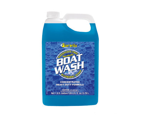Star Brite Boat Wash 1 Gallon container – high-capacity boat cleaner that removes grime, salt, and dirt. Safe for use on all marine surfaces, including fiberglass and vinyl. Concentrated and eco-friendly formula for heavy-duty or frequent cleaning.