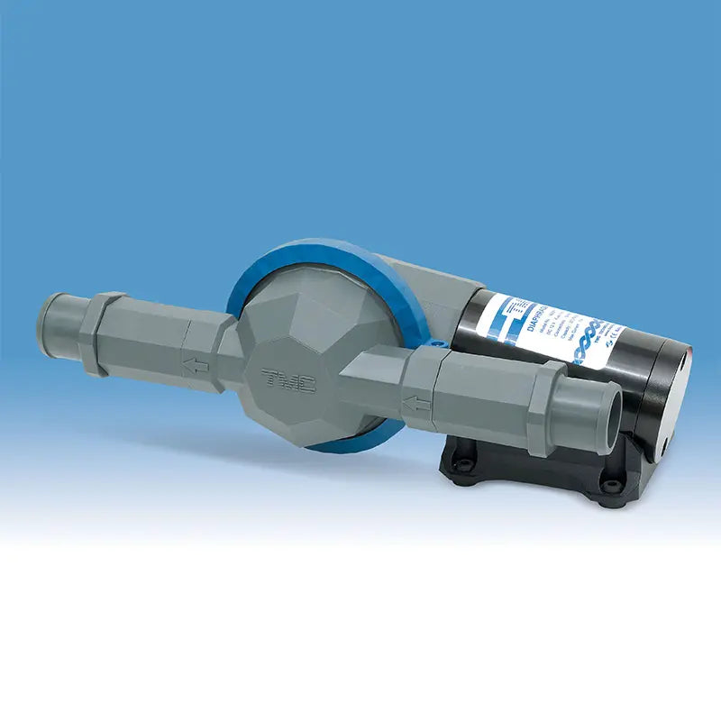 Marine-grade TMC-0620921 toilet waste pump for boats and yachts. Designed for compact installation, corrosion resistance, and efficient waste removal. Ideal for marine sanitation systems requiring reliable, low-maintenance pumping solutions.

