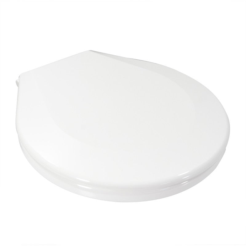 TMC Deluxe toilet seat and cover with slow-close feature for TMC models 29941, 29921, 29923, and 29931. Includes quick-attach hardware for simple installation. Durable marine-grade plastic construction designed for quiet closing and long-term use in marine environments.