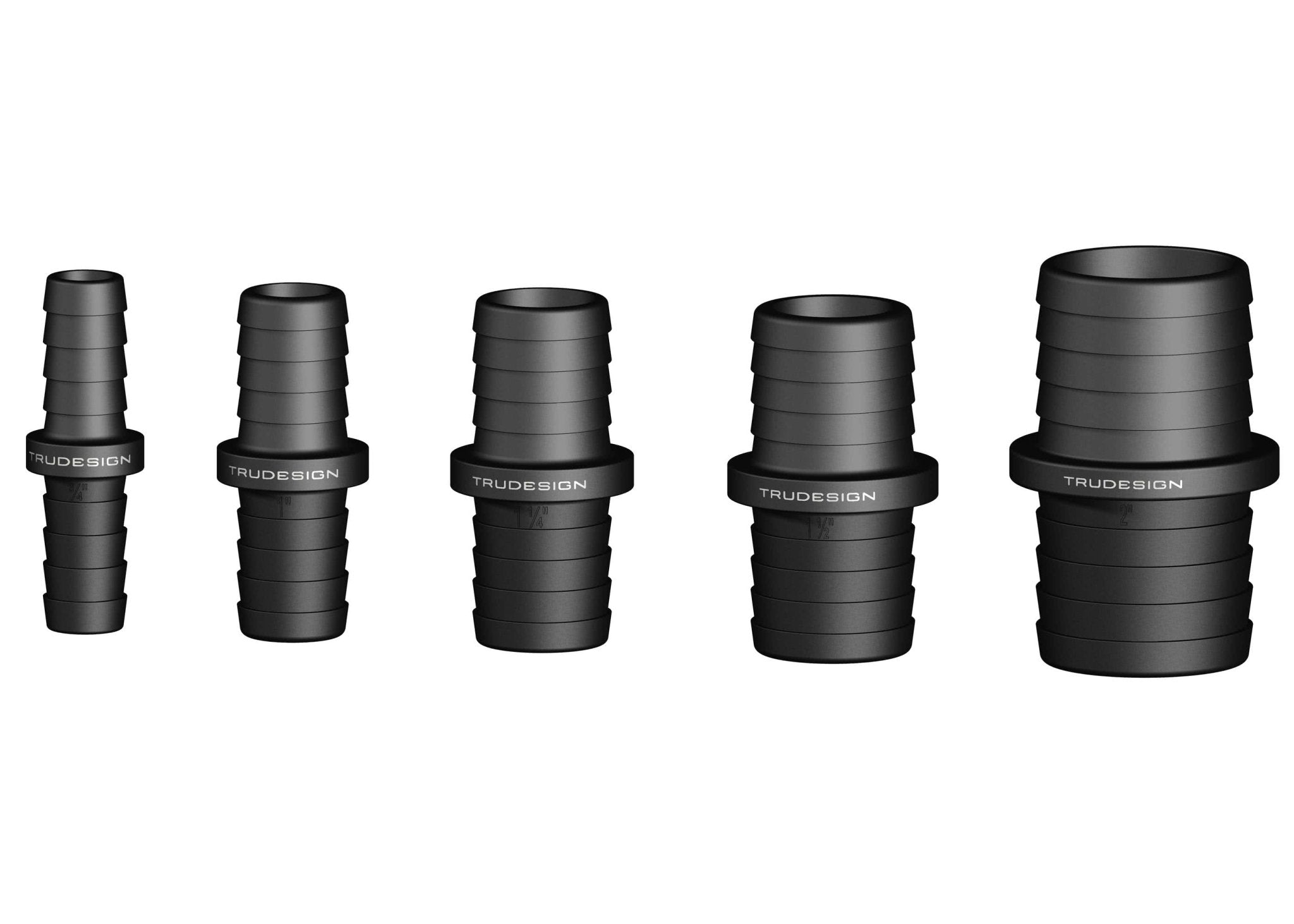 Tru Design Non return Valve tail black BSP GRP - RIMAL MARINE