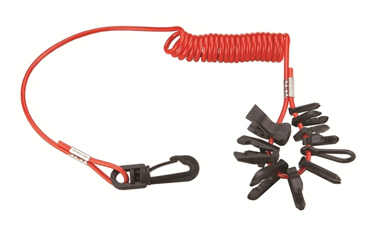 New Improved Universal Kill Switch Keys 10284 – safety lanyard key set for outboard motor emergency shutoff. Fits most brands including Yamaha, Mercury, Honda, and more. Designed for reliability, easy attachment, and enhanced marine safety. Available at Rimal Marine.


