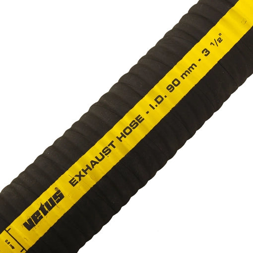 Vetus Rubber Exhaust Hose from the SLANG Series, engineered for marine engine exhaust systems. Heat-resistant, corrosion-resistant, and flexible rubber construction ensures reliable exhaust flow on boats and yachts. Suitable for marine exhaust applications.

