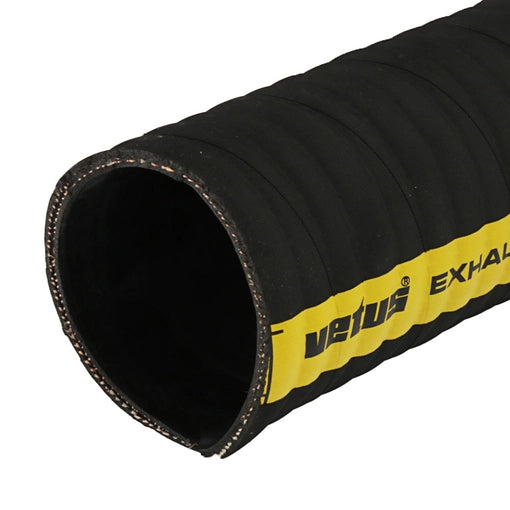Vetus Rubber Exhaust Hose from the SLANG Series, engineered for marine engine exhaust systems. Heat-resistant, corrosion-resistant, and flexible rubber construction ensures reliable exhaust flow on boats and yachts. Suitable for marine exhaust applications.


