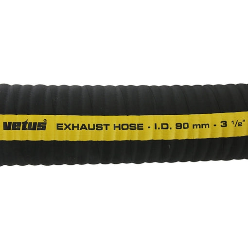 Vetus Rubber Exhaust Hose from the SLANG Series, engineered for marine engine exhaust systems. Heat-resistant, corrosion-resistant, and flexible rubber construction ensures reliable exhaust flow on boats and yachts. Suitable for marine exhaust applications.


