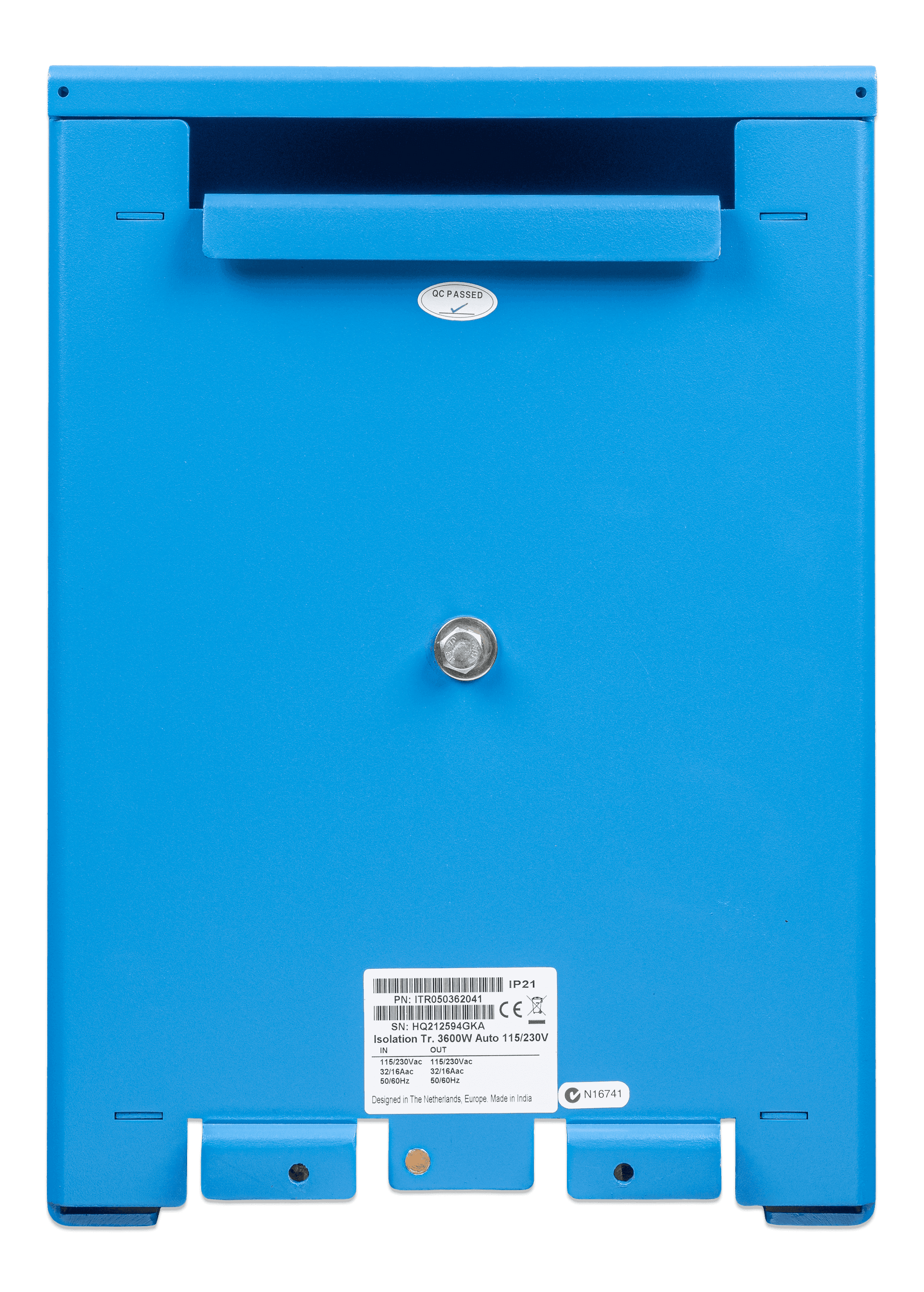 Victron 3600 W isolation transformer for 115/230 V AC marine and RV power systems. Delivers galvanic isolation, eliminates shore power corrosion risk, and provides enhanced protection for high-capacity onboard electrical loads in saltwater and harsh environments.