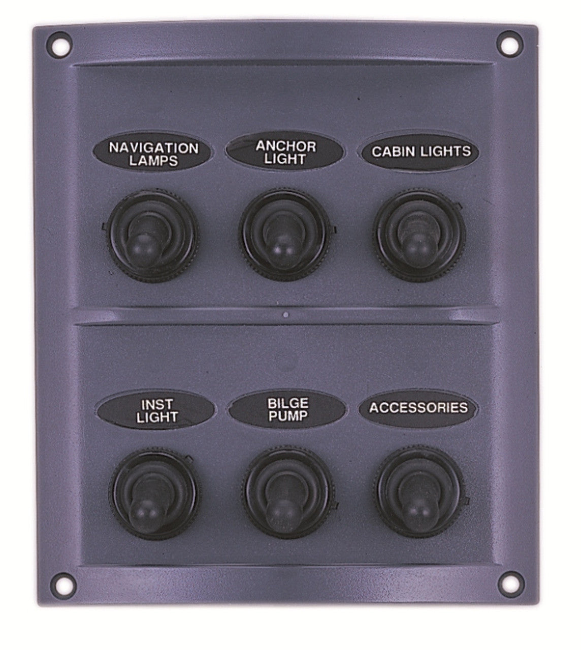 Waterproof Switch Panel 10064 – rugged switch panel designed for marine and outdoor use, offering excellent water and dust resistance. Durable, reliable, and easy to install, ensuring optimal performance in harsh environments. Available at Rimal Marine.