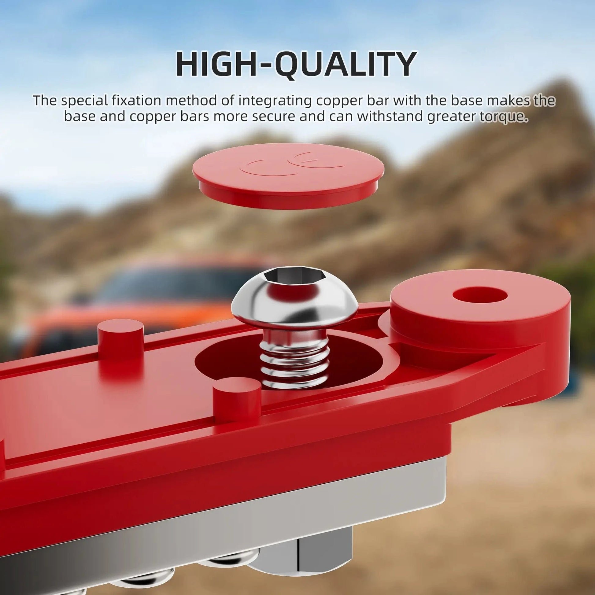 ZeeVolt ZV18670 275A Terminal Busbar Block with 2×M8 Studs & 14×M4 Screws Available in Rimal Marine