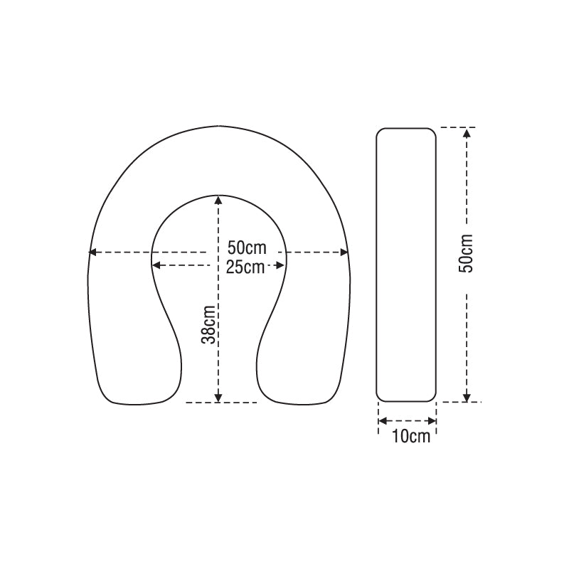LALIZAS Horseshoe Lifebuoy "Basic I" marine safety flotation device, durable UV-resistant construction, high-visibility rescue equipment for boats and yachts, designed for quick deployment and man-overboard emergencies