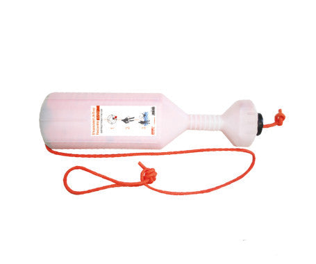 RSFS life buoy with floating lifeline for marine rescue, made from durable high-visibility materials with strong floating rope, ideal for quick emergency response on boats, docks, and offshore platforms, essential lifesaving equipment