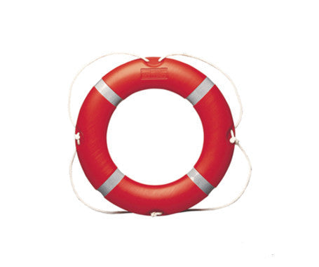 1.5 kg buoyancy life ring for marine safety, lightweight and UV-resistant flotation device for boats, marinas, and inland waterways, ideal for emergency rescue and man-overboard situations