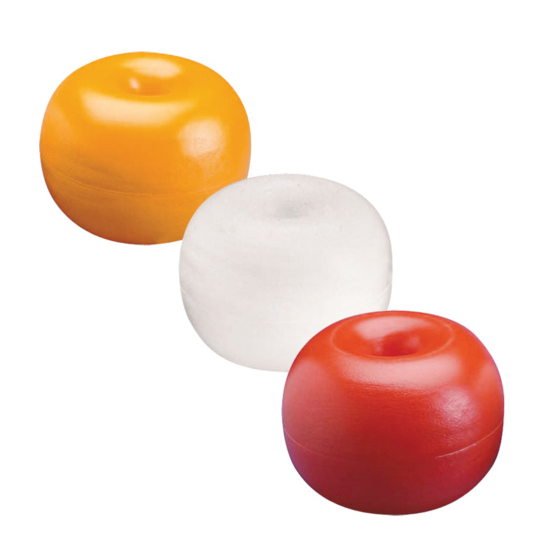 NUOVA RADE spherical surface floats with hole offer UV-resistant polyethylene construction and dependable buoyancy. Designed for easy rigging and versatile use in mooring, aquaculture, and marker buoy systems. Durable, weatherproof performance for marine applications.