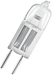 Osram Capsule Lamp Halogen Bulb 12V 20W Warm White Bi Pin G4 For Accent Lights, Under Cabinet Puck Lamp, Chandeliers, Track Lighting Pack Of 10, Yellow, 10Pcs12V20W